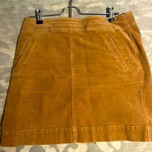 Corduroy mini skirt